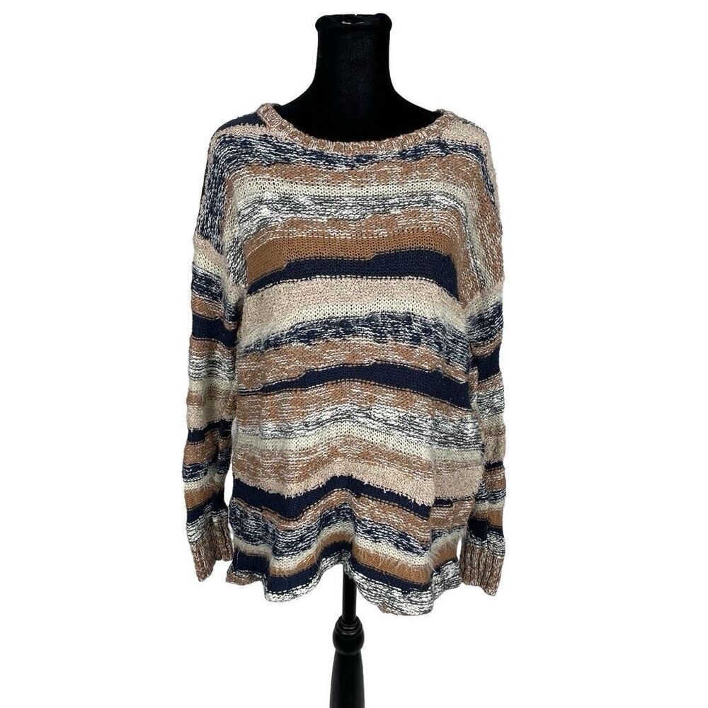 American Eagle Outfitter’s Textured Stripe Knit Sweater - Women’s M